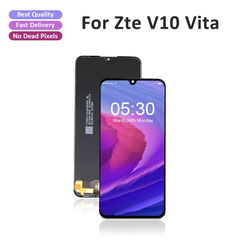 Оригинальный 6 26 дюймов для ZTE Blade V10 Vita LCD сенсорный экран дигитайзер сборка черный