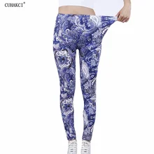 

CUHAKCI Sport Leggings Women Yoga Pants Workout Fitness Clothing Jogging Running Gym Tights Stretch Print Sportswear Yoga Leggin
