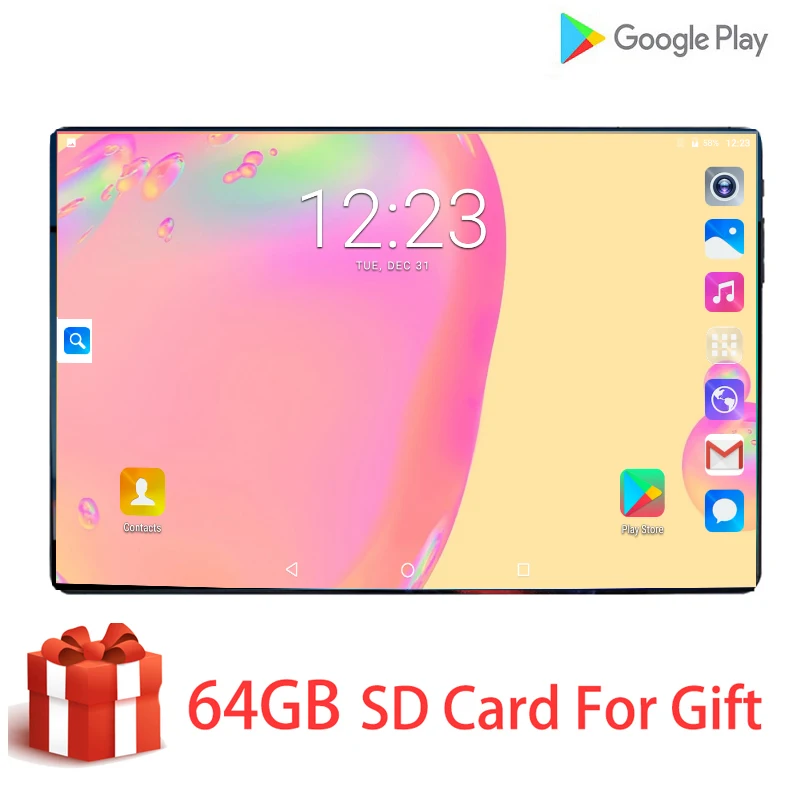 2020 New Hot 10 inch tablet PC Octa Core 6GB RAM 128GB ROM Dual SIM Unlocked 3G 4G LTE WiFi Bluetoo