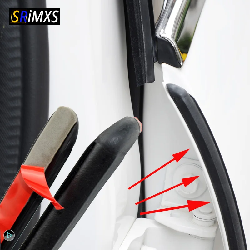 Promo Strip-Filler Weatherstrip Sealant Rubber-Seal Pillar-Protection Car-Door Auto for 2PCS x1L1adJL