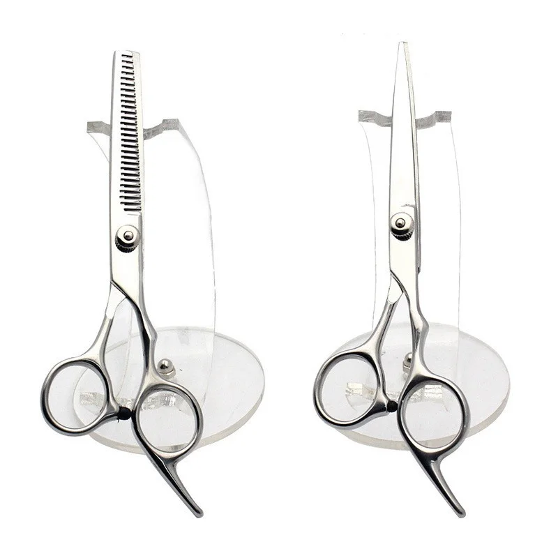 

Slant handle barber and hairdressing scissors flat cut teeth scissors children's hair tools combination set high quality low pri