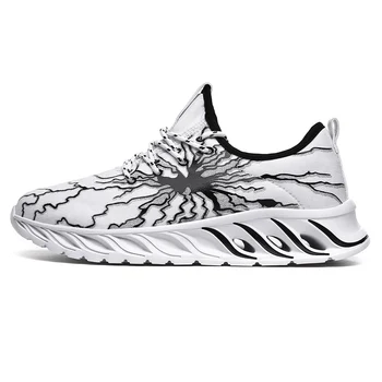 

2020New Blade Running Shoes for Men Antiskid Damping Cool Outsole Walking Trekking Leisure Summer Running Zapatills Sneakersbask