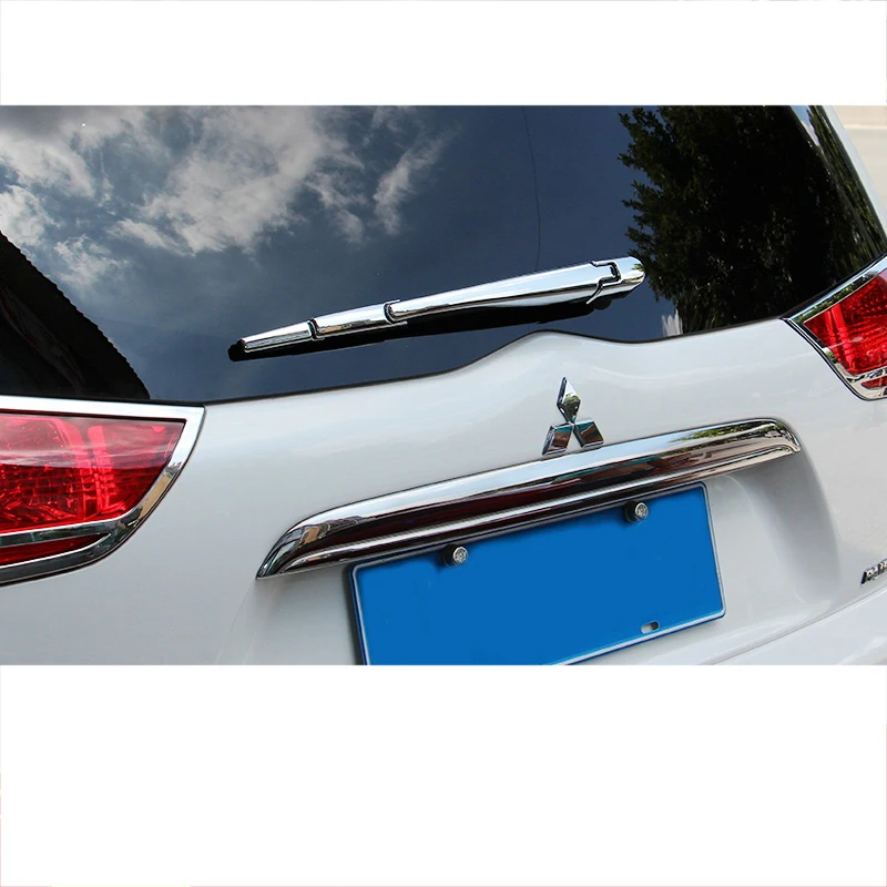 Lsrtw2017 Car Rear Windshield Wiper Trims for Mitsubishi Pajero Sport Montero interior accessories 2008- 2013 2012