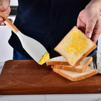 

1set Silicone Cream Scrapers Heat-resistant Non-stick Spatulas Scraper Brush Stir Batter Cake Blender Cooking Tools TSH