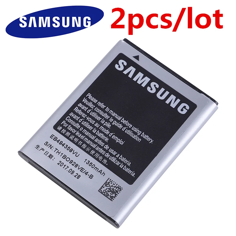 2 шт./лот Samsung EB494358VU для Galaxy Ace S5830 S5660 S7250D S5670 i569 I579 GT S6102 S6818 1350 мАч батарея