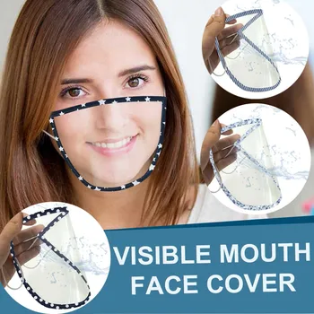 

Adult Mask With Clear Window Visible Expression For The Deaf And Hard Of Hearing mascarillas Mouth-muffle Health Face Mouth Mask