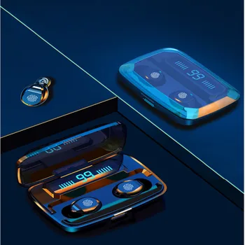 

F9 TWS Waterproof Stereo Earbuds With Microphone LED Battery Noise-Cancellingwith Charging Case For Sports Touch Contro