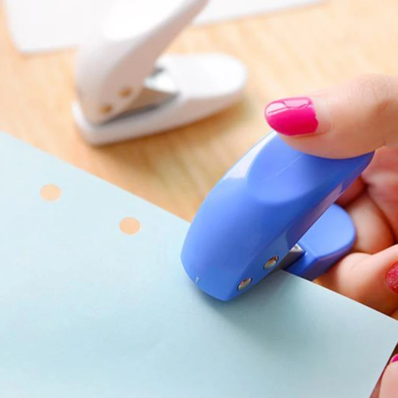 

1Pc Notebook Printing Paper Hole Punch Puncher Scrapbook Card Cutter Craft Tools 53CC