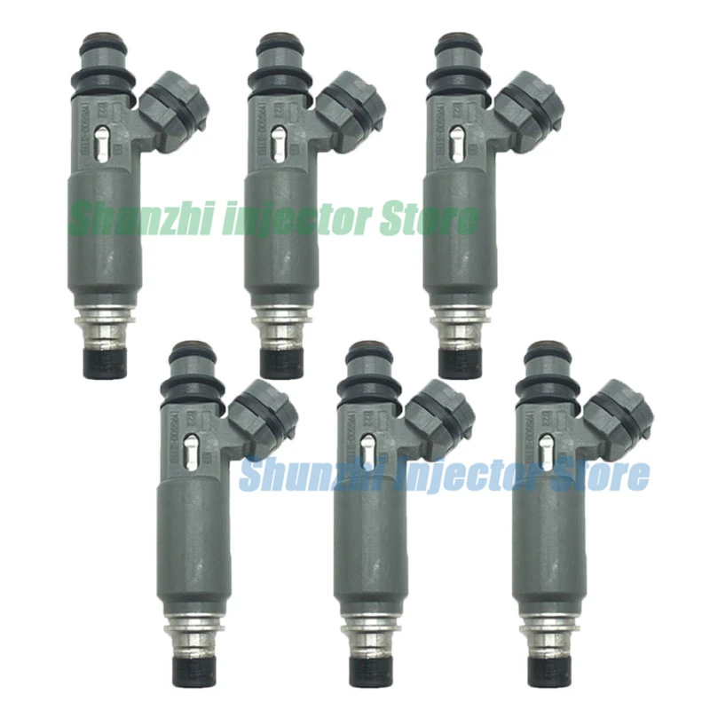 6 шт. Топливные форсунки для Mazda Protege 1997-1998 1.5L 1999-2001 1.6L 195500-3110 1955003110 195500 3110