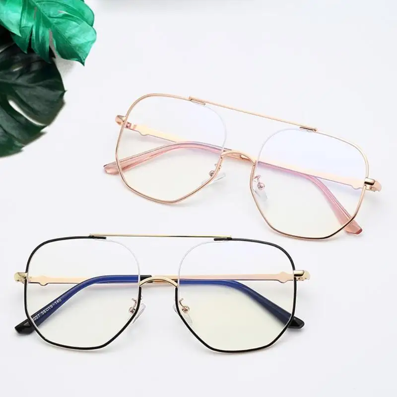 Женские популярные круглые очки в винтажном стиле с прозрачными линзами, модные очки унисекс с защитой от радиации, очки для вождения