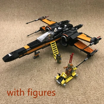 

748pcs Star Wars Poe's X-wing Fighter Assembled Toys Building Blocks Bricks Compatible with 75102 Kids Model Toys