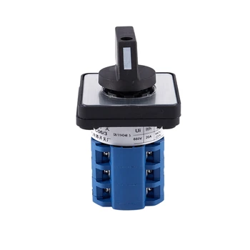 

Square Panel Mounting 2-Position 3-Phase Rotary Changeover Switch CA10