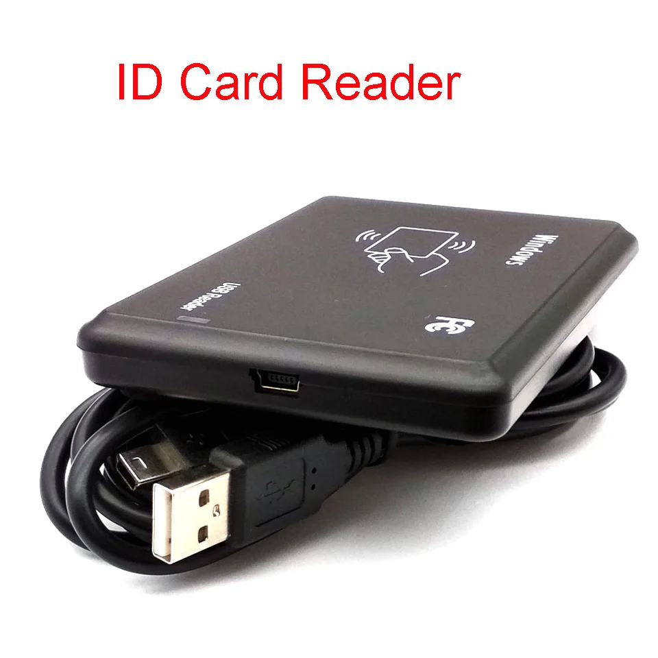 125Khz USB RFID Contactless Proximity Sensor Smart ID Card Reader EM4100/ID  Tag