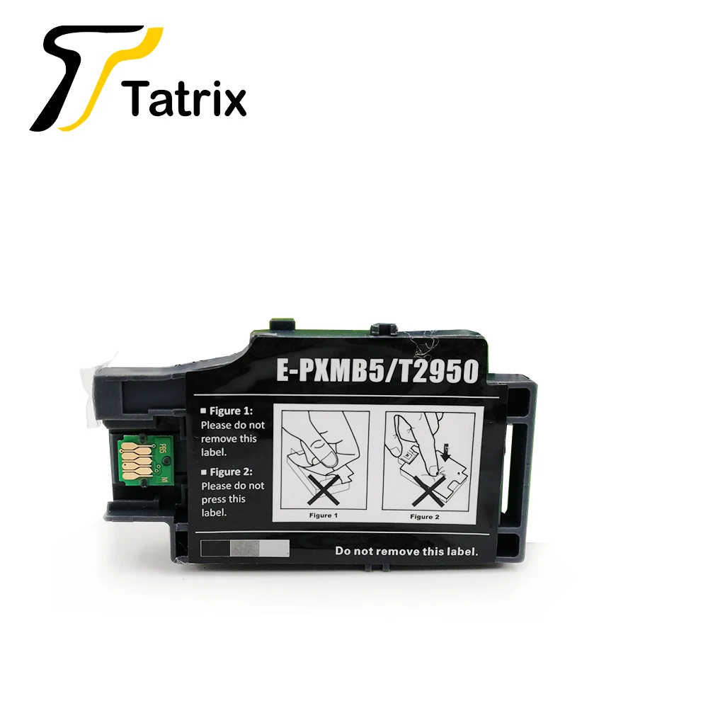 Tatrix 2PK совместимый T2950 PXMB5 мусорный контейнер для чернил для epson WorkForce WF100 WF-100W PX-S05B/S05W