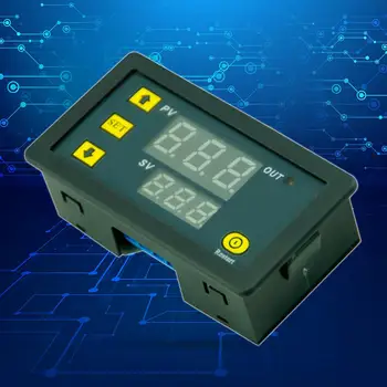 

12V Timing Delay Timer Relay Module Digital LED Dual Display Cycle 0-999 Hours Adjustable Power Supplies Mayitr