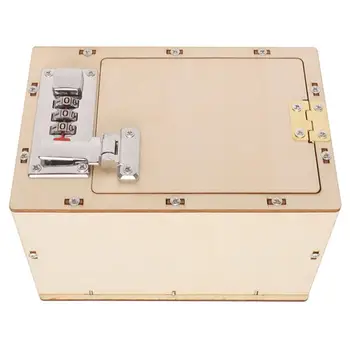 

DIY Creative Mechanical Password Box Skillful Design and Exquisite Appearance Building Model Science Kids Educational Toy