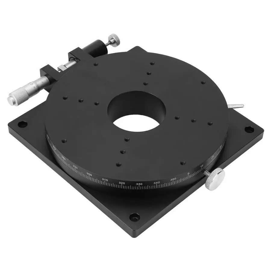 SEMR160-AR ручная Стадия вращения вращающаяся платформа 392.4N 30um подшипник скольжения настройки этап 160 мм* 30 мм этап