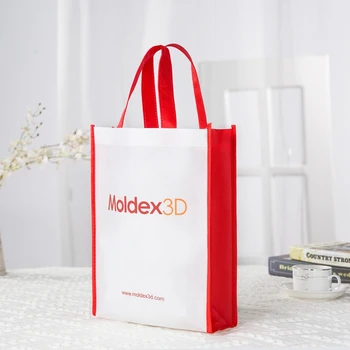 

500pcs 35Hx30x8cm Customized Sizes and Colors Shopping Tote Bag Non Woven Logo Bags Reusable Eco Grocery Market Promotion Using