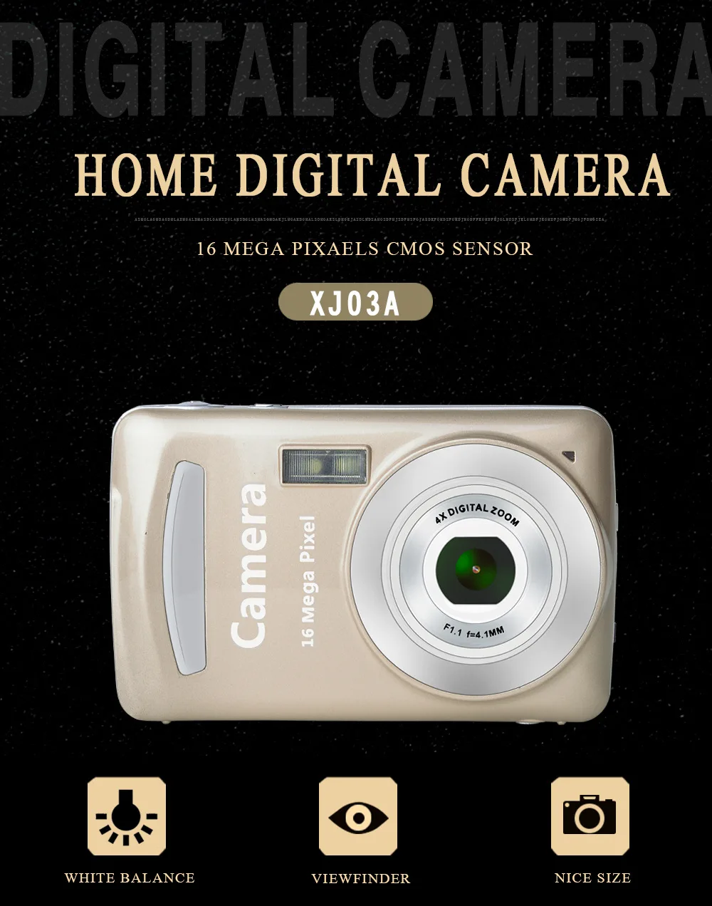 ELRVIKECS 2021 16 Megapixel Household Digital Camera Children's Gift Card Machine Manufacturer | Электроника