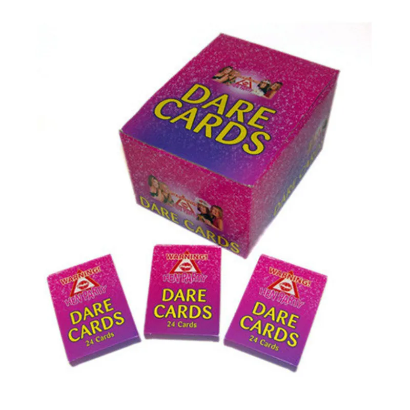 24pcs Hen Party Girl Out Night Gathering Games Bachelorette Gathering Dare Card Adult Sex Stag Party Games Supplies HW85 (4)