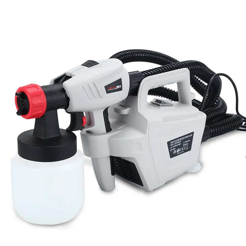 

Wholesale Deconstructable High Pressure Electric Spray Gun Adjustable Type Flow Control Latex Paint Spray Gun with Blowing Wind