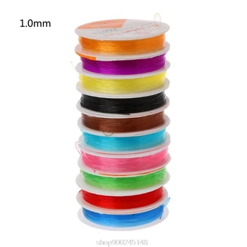 

10 Rolls Elastic Crystal Stretch Polyester Threads Beading String Cord for Bracelet Necklace Jewelry Making N07 20 Dropshipping