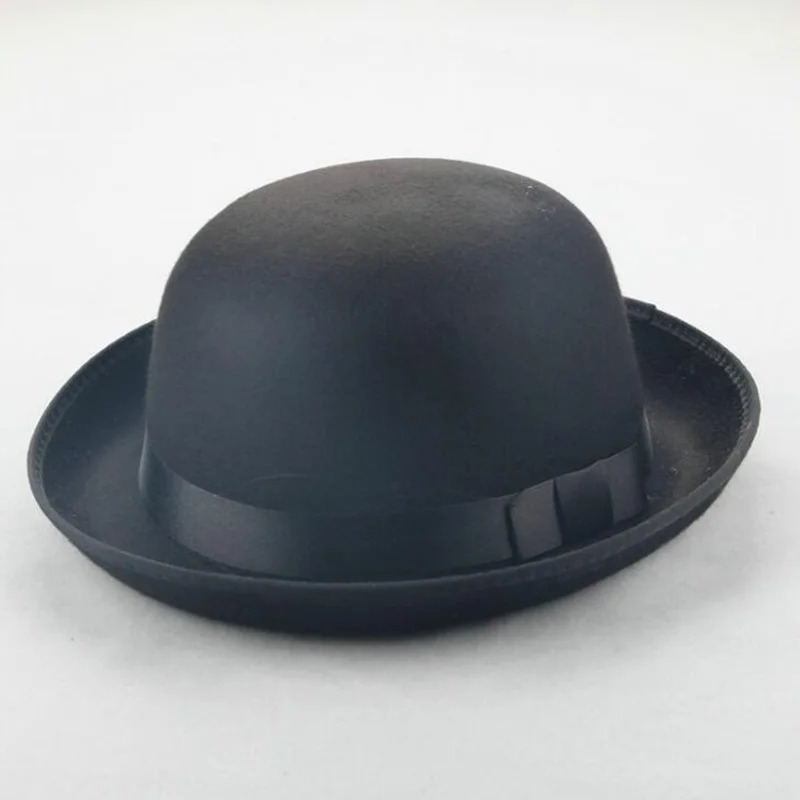 Женская имитация шерсти новая шляпа шерсть войлок ведро зимняя шапочка грелка Chapeu Gorros - Цвет: black