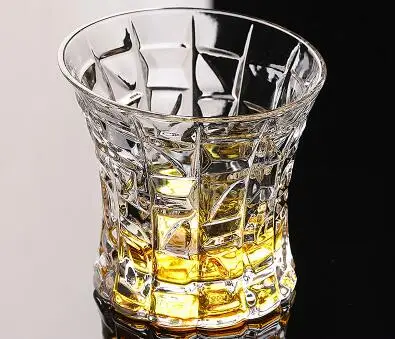 Квадратная Хрустальная стеклянная чашка для виски, для домашнего бара, пивная вода и вечерние свадебные бокалы в отеле, подарочная посуда для напитков - Цвет: 8