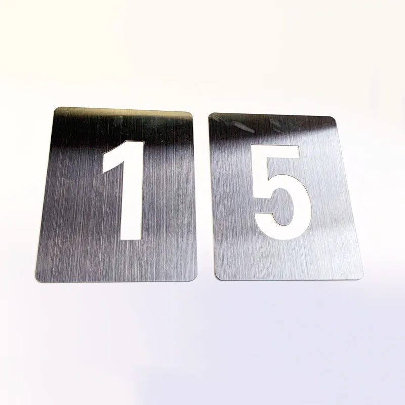 Description Picture 3 of item150mm Stainless Steel Wall Stencils Engraving Painting Numbers Letters Spray Paint Templates Mould Paint Floor Mark Sign 0-9 A-Z