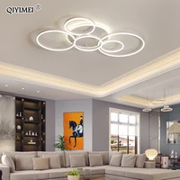 Modern LED Chandelier Lighting Gold White 2