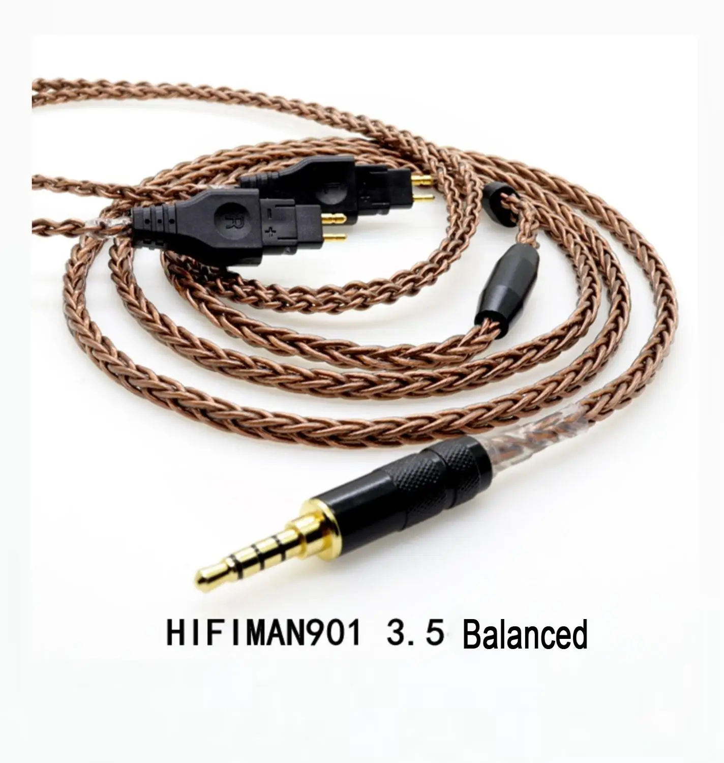 8cores Pure Copper Headphone Replacement Audio Cable for HD600 HD650 HD525 HD545 HD565 HD580