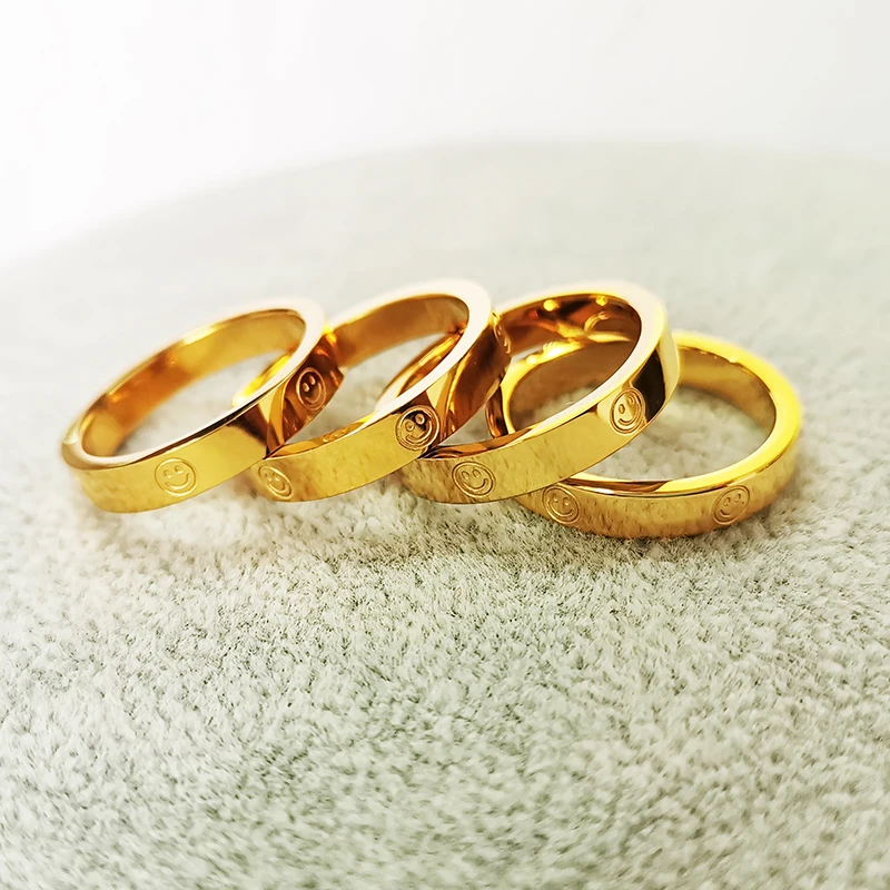 2022 Cross Stainless Steel Zircon Ring With Stone For Woman Girl For Men Couple Ring Wedding Ring