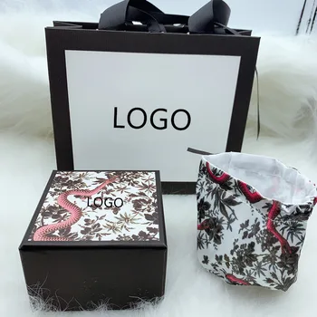 

SHINETUNG European And American Style Fashion Fine Jewelry Box Gift Box，High Quality 1:1With Logo ,Birthday Valentine's Day Gift