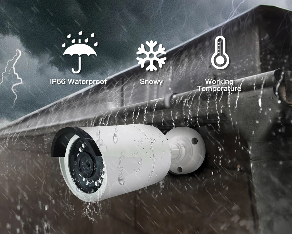 2ch 1080P AHD комплекты системы видеонаблюдения CCTV безопасности Гибридный DVR наружная металлическая пуля AHD камера видеонаблюдения P2P XMEYE 2MP комплекты