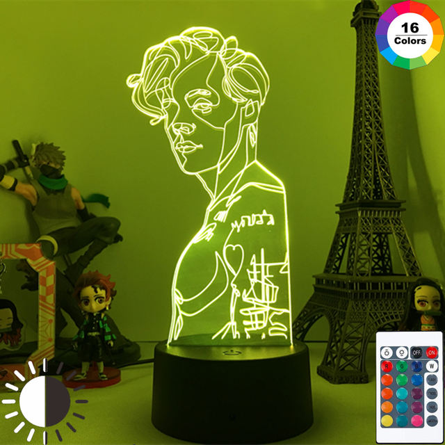 16 COLOR WITH REMOTE HARRY STYLES 3D LED LAMP