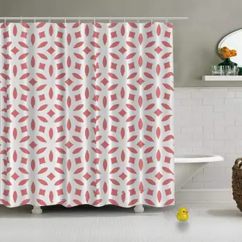 

Abstract Geometric Pattern Repeating Seamless Vector Vector Durable Shower Curtain for Bathroom,72''L x 72''W