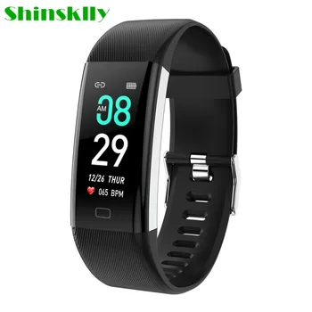 

New F07 Max Band Bracelet Fitness Tracker HD Color Screen Heart Rate monitor Blood Pressure Remote Camera Waterproof