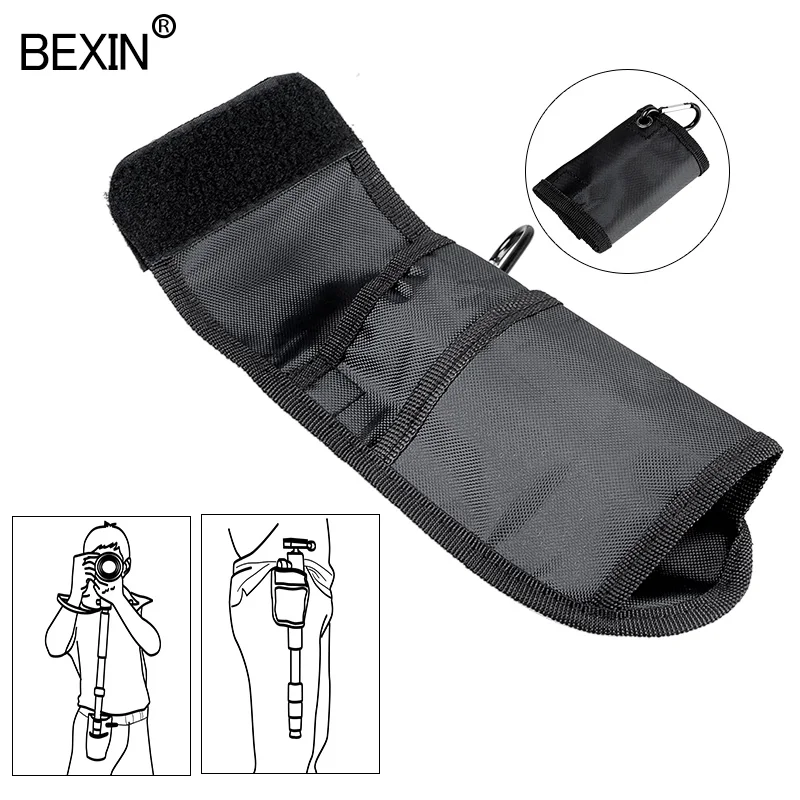 

Photography Tripod Waist Pack Hiking Pole Pro Fixed Portable Waist Bag Pouch Case Waist Holder For Supporting Monopod Tripod