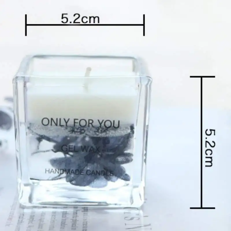 

-Eternal Flower Scented Candle Fragrance Candle Cup Soybean Wax Candle Decoration Dried Flower Candle Cup