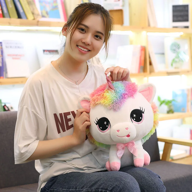 

Cute Party Attitude Unicorn Doll Plush Toys INS Network Has Also Worked Children Doll Unicorn Pillow Custom