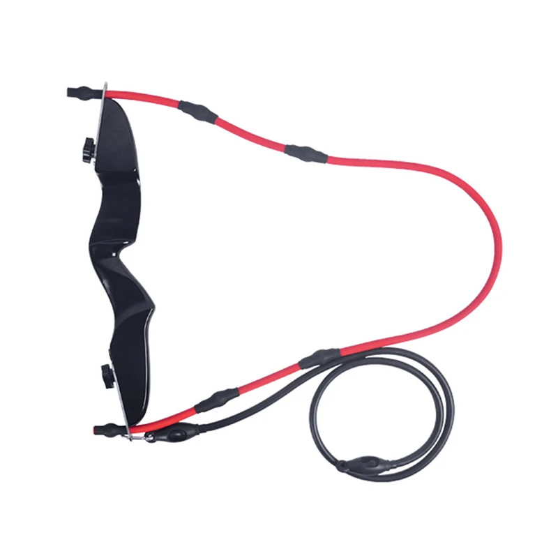 

Exerciser Trainer Puller Rubber Band with Bow Riser Latex Archery Equipment for Practice Archery