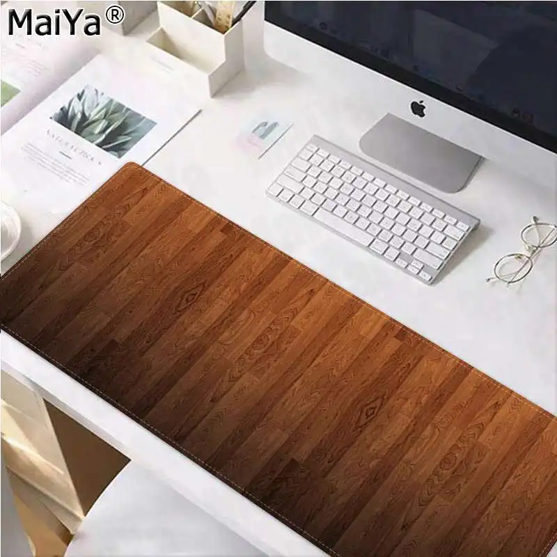 Maiya Vintage Cool High end Beautiful Wood Laptop Computer Mousepad Free Shipping Large Mouse Pad Keyboards Mat