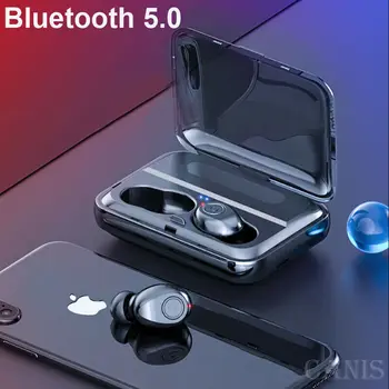 

Bluetooth 5.0 Touch IPX7 Earphone Wireless Headsets Stereo Earbuds Noise Reduction 1200mAh Sports TWS Mini Earphones
