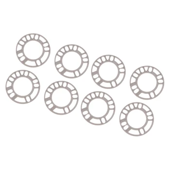 

8 Pieces 5mm Universal Aluminum Alloy Car Wheel Spacer Shims For Car Styling