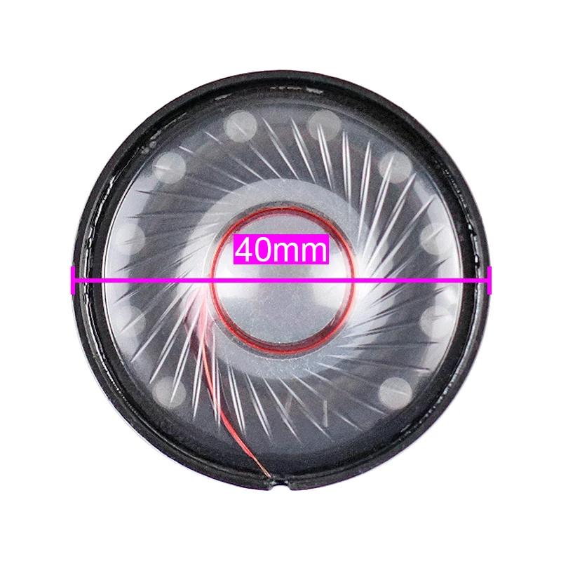 Audio Speaker 40mm Wireless Headphone Speaker Driver Neodymium 112db HIFI Headset Horn Full Range Speakers 2pcs