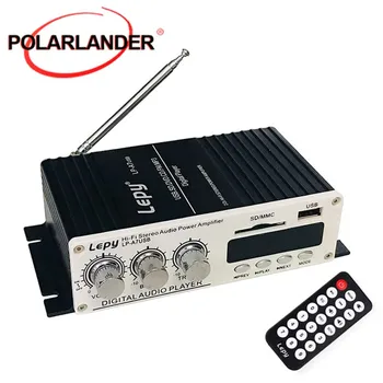 

LP-A7USB Hi-Fi Stereo Audio Amplifier 2 Channel With USB/SD Port Remote Control Car Amplifiers FM MP3 Player
