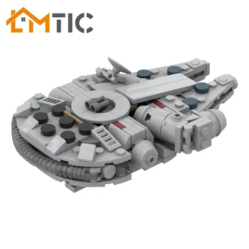 

BuildMoc Star Set Wars Mini Millenniums-Falcon Model Building Blocks Diy 227pcs Bricks Educational Christmas Gift For Children
