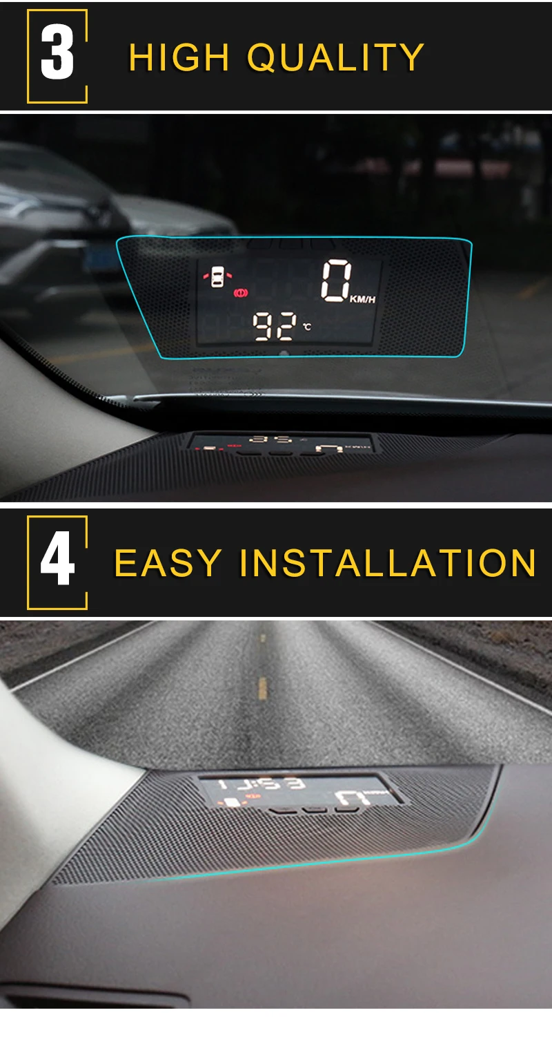 Carманго для Lexus RX300 RX200t- HUD Дисплей на голову автомобиля-Стайлинг превышение скорости Предупреждение лобовое стекло проектор сигнализация