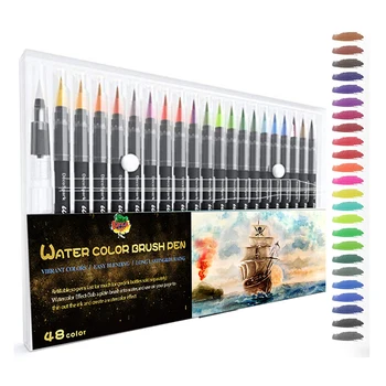 

watercolor brush pens Set ink blending Art Markers Packaging customized