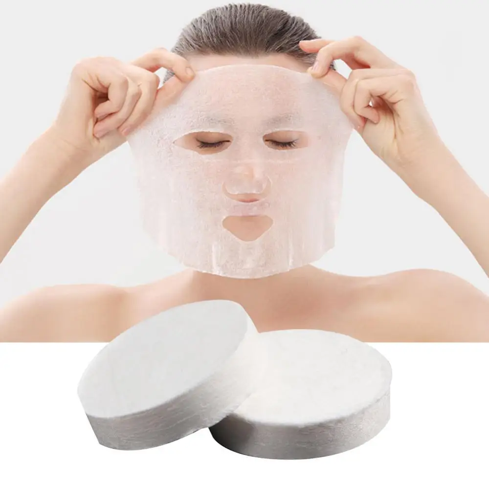 Compressed Facemask Paper Disposable Sheet Cotton DIY Facemask Makeup Wipes Beauty Tools Face Wrapped Care Paper Face Whitening
